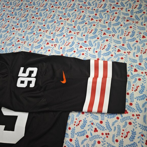 Myles Garrett Cleveland Browns Black Jersey No. 95 - Picture 5 of 7
